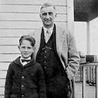 Paul Marsch and his son, Burt, 1934.