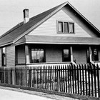 The Pastro home on 4th Avenue between A and B Streets, Anchorage, 1934.