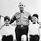 Charles "Charley" Quinton with boys, ca. 1930.