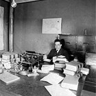 William H. Rager in his office as U.S. Commissioner, 1922.