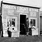 The original Green Front Store in Kanatak, 1917.