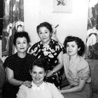 Kathryn with her grown daughters - Marjorie and Betty and grand-daughter Patricia Dorbrandt, 1954.